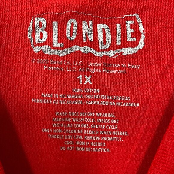 Blondie Parallel Lines Debby Harris Silhouette Band Tee 1x - Picture 4 of 4